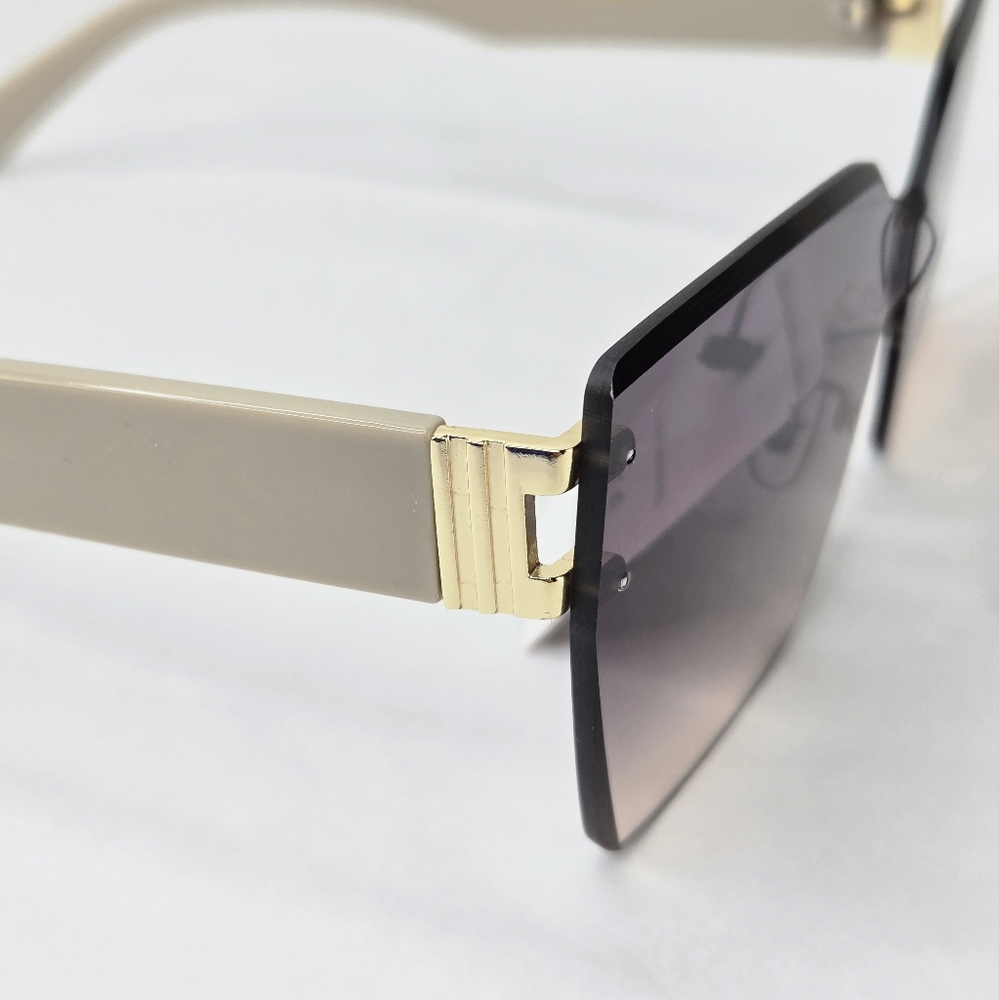 Giselle Rimless Gradient Lens Contemporary Collection Women's Sunglasses - Picture 6 of 10